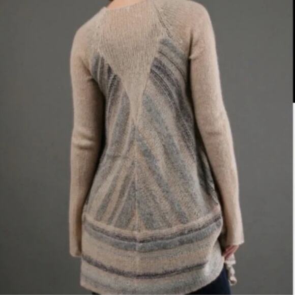 Free People Lurex Cascading Waterfall Cardigan Sweater - Picture 7 of 7